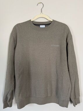 Columbia Olive Green Crewneck Pullover Sweatshirt Men’s Size Medium